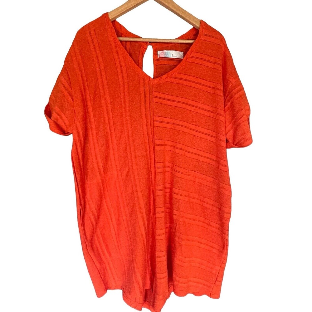 Free People Orange Jumpsuit